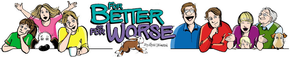 The Patterson family in a line next to the FBorFW logo.